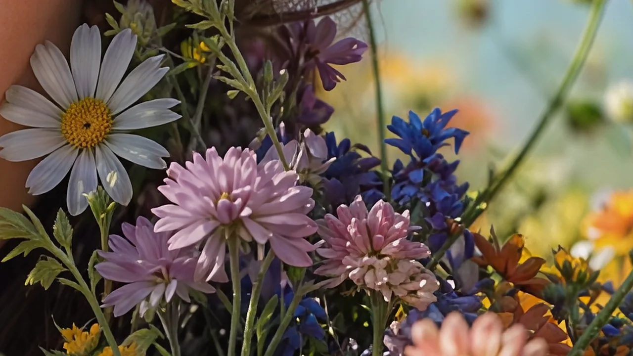 Blumendetail: Ergebnis der 8K-Hochskalierung