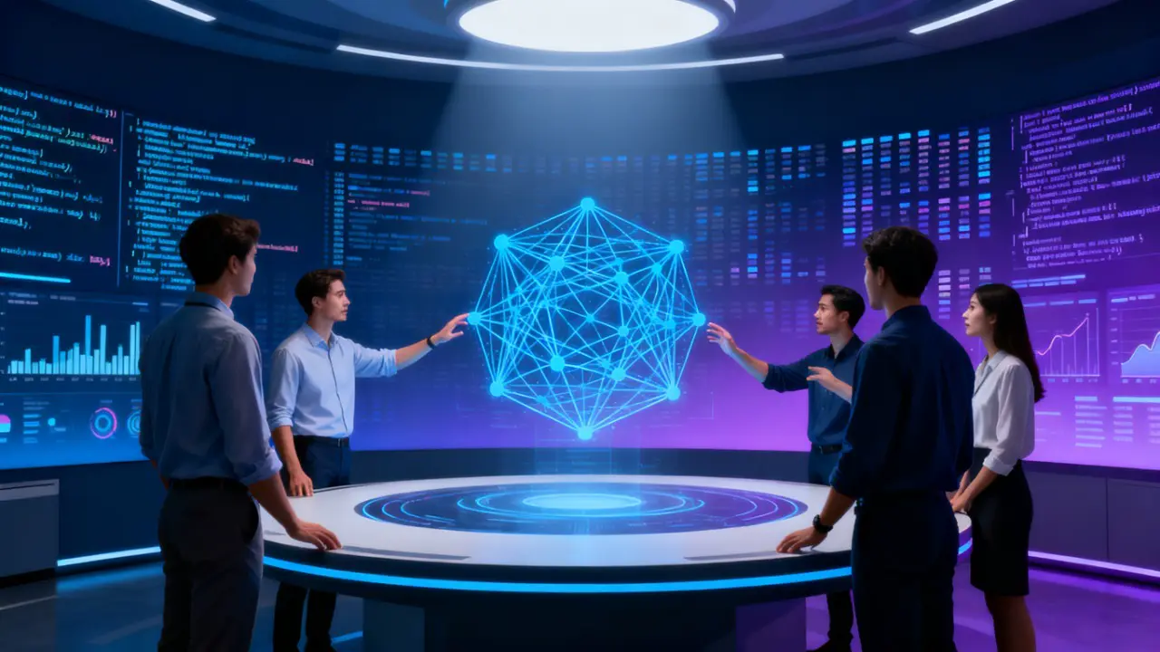 FaceSwapAI engineering team developing AI algorithms